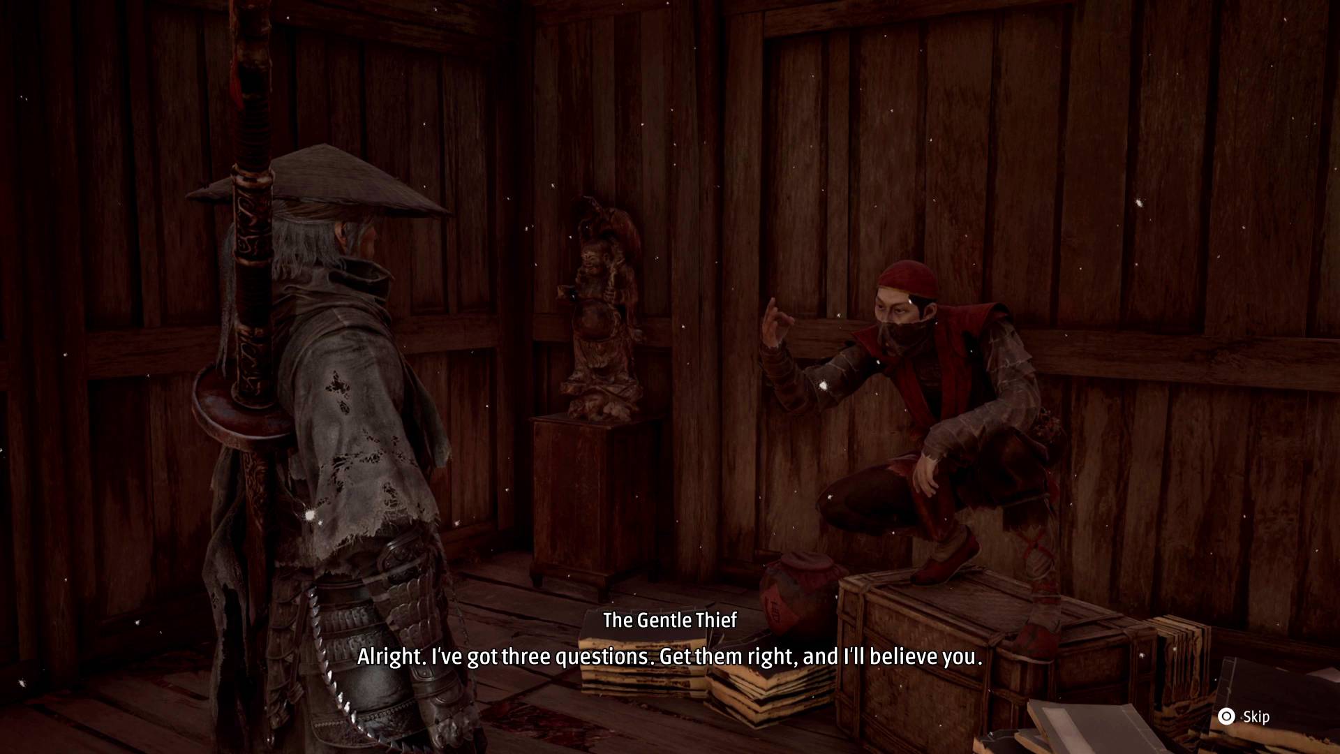 Phantom Blade Zero Honor Among Thieves quest Gentle Thief explaining questions to Soul