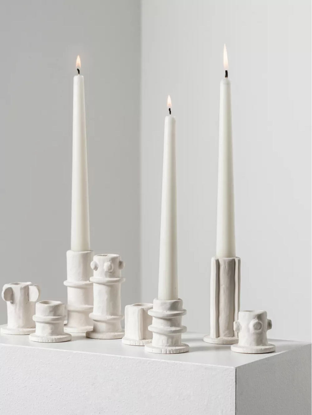 SERAX Marie Michielssen stoneware candle holders set of three