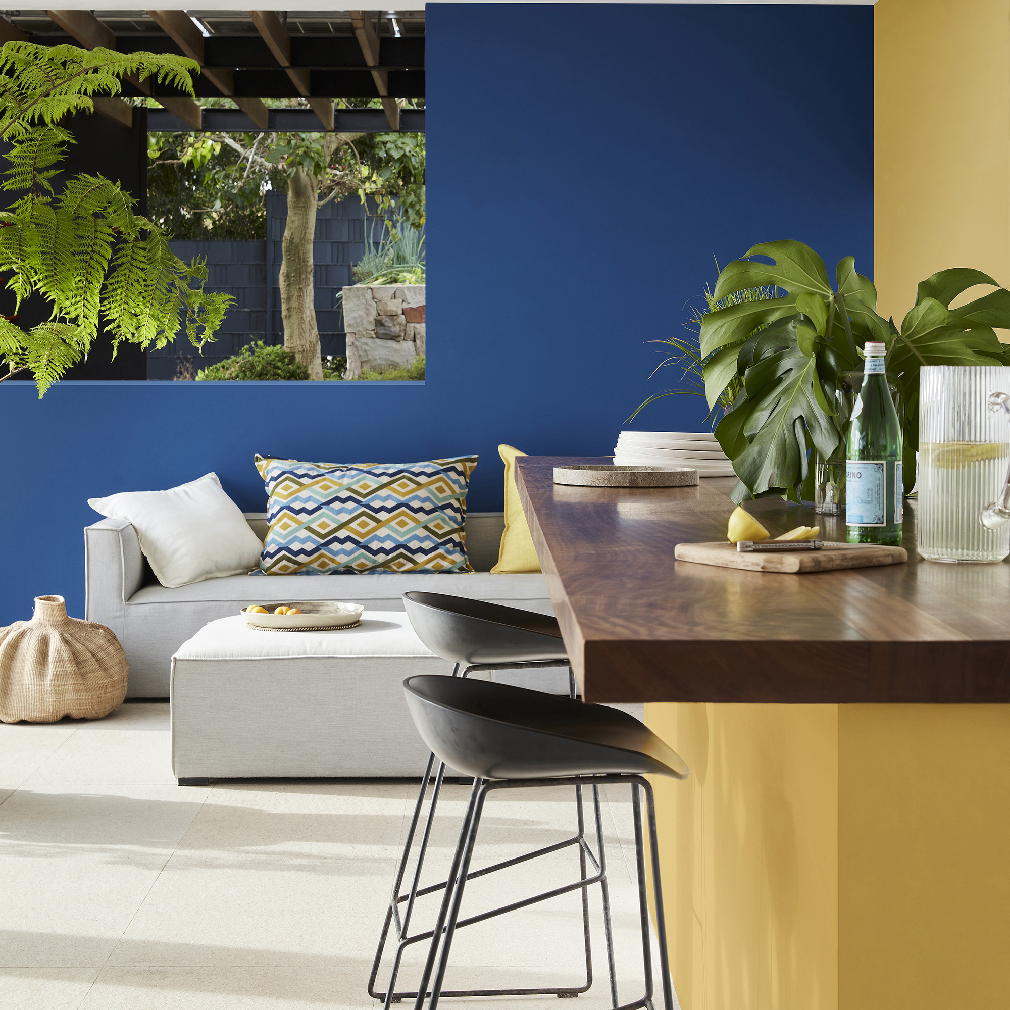 Little Greene colourful outdoor kitchens