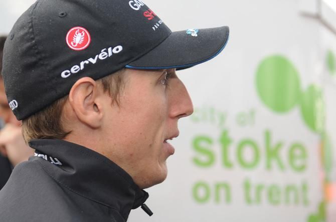 Dan Martin in Stoke on Trent at the start