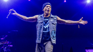 Bruce Dickinson onstage in 2025