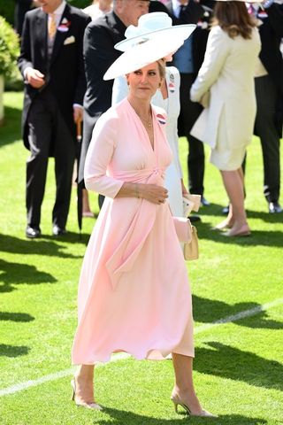 Sophie, Duchess of Edinburgh's Pretty in Pink ensemble