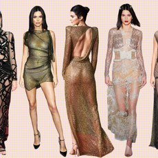 Kendall Jenner in various outfits