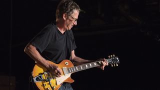 Guitarist Stone Gossard of Pearl Jam performs live on stage at Safeco Field on August 8, 2018 in Seattle, Washington.