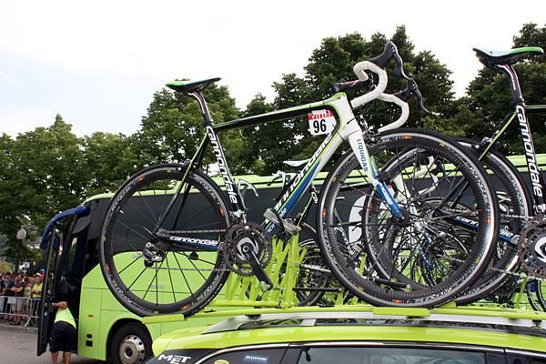 Liquigas is using a range of Mavic wheels in this year's Tour de France.