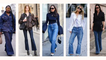 how to style flared jeans