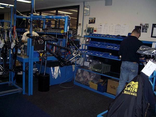 A mechanic's workstation - a neat, tidy and comfortable place to work.