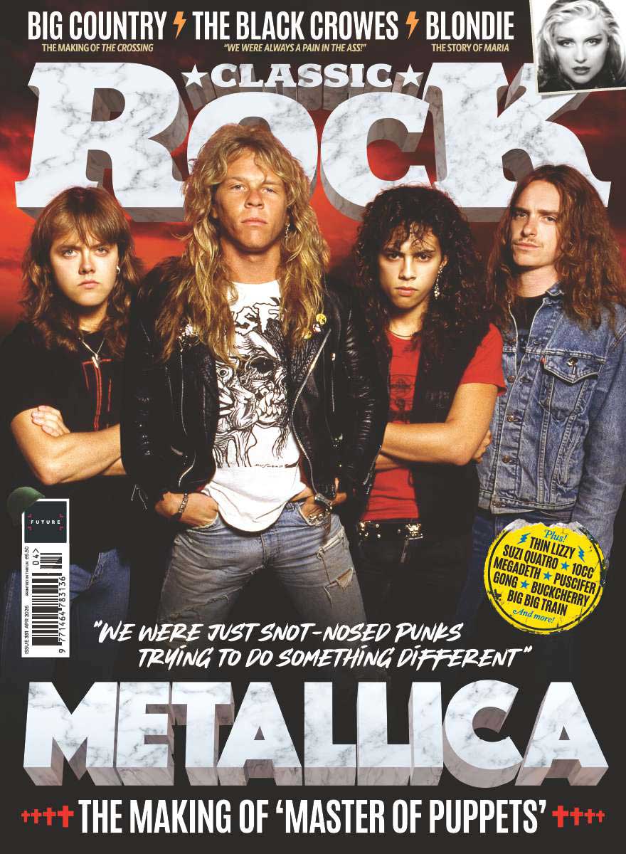 The cover of Classic Rock 351, featuring Metallica