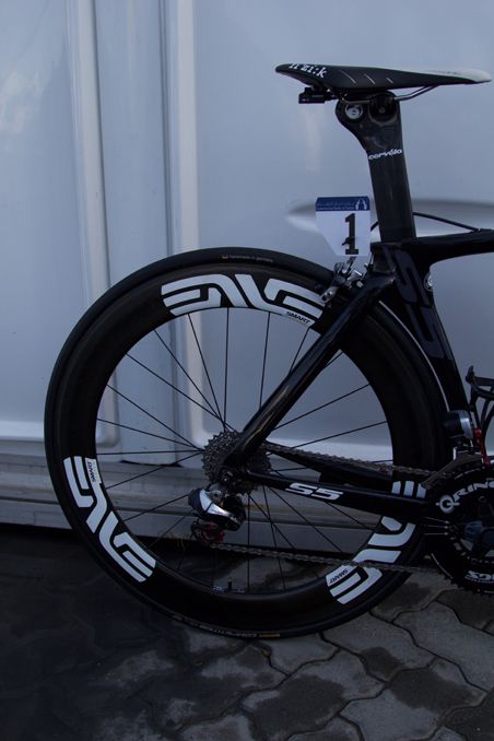 The rear end of Mark Cavendish's Cerv&eacute;lo S5