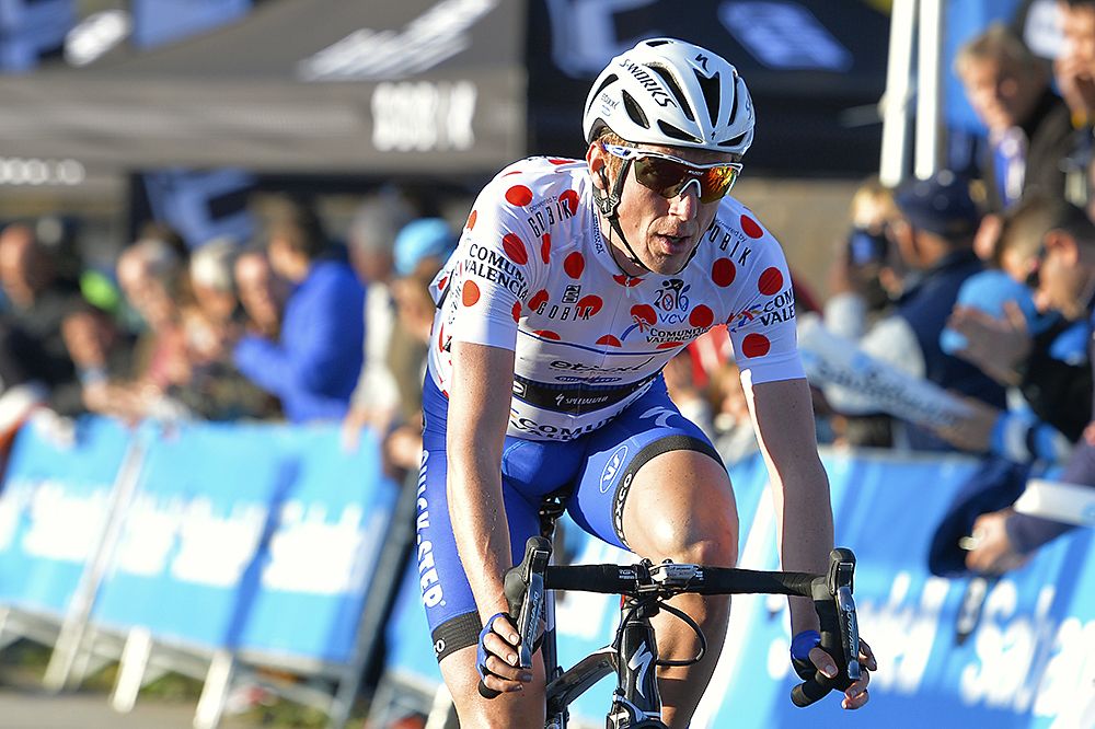 Dan Martin (Etixx-QuickStep) in the mountain jersey