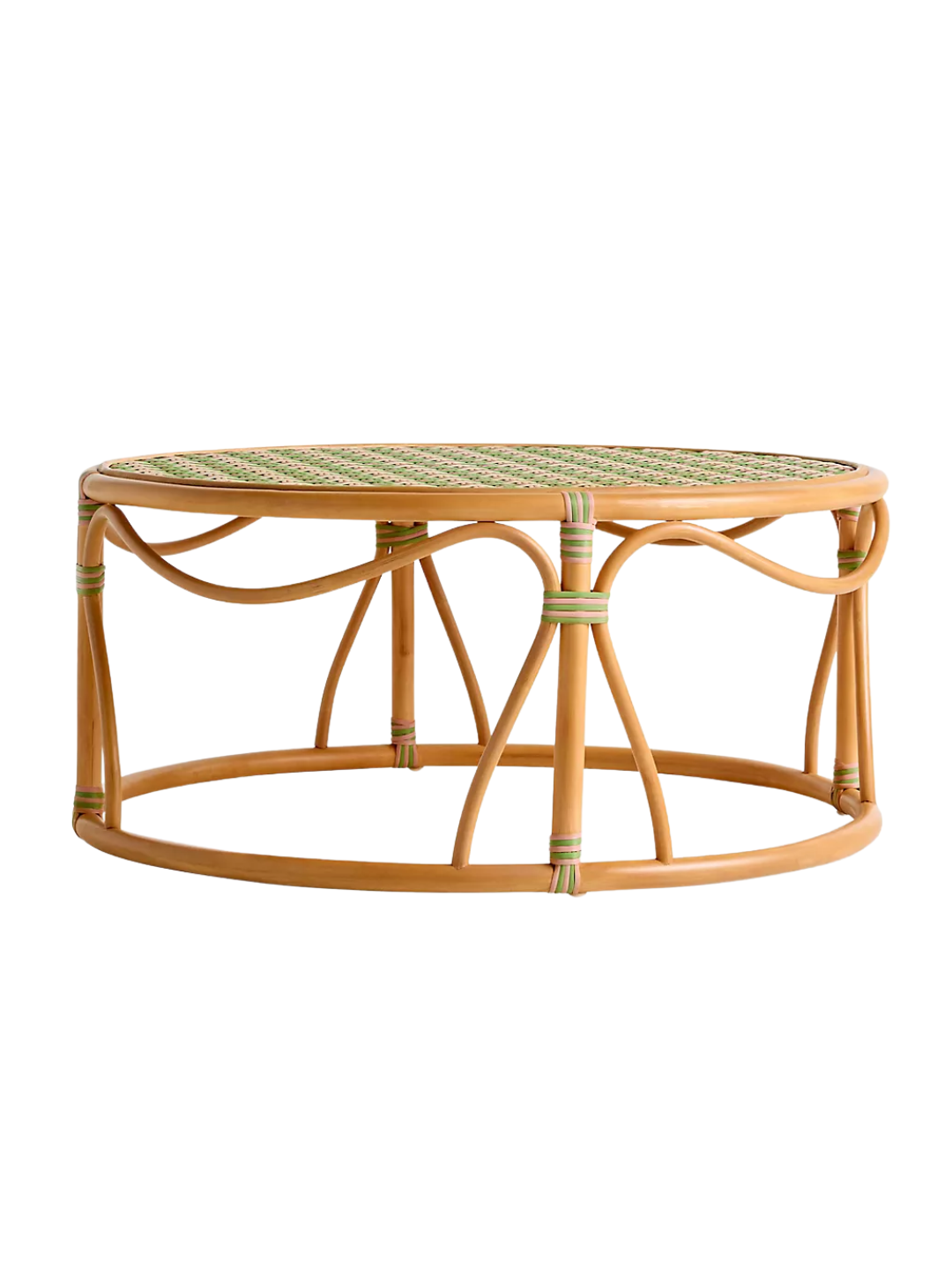 a decorative outdoor coffee table