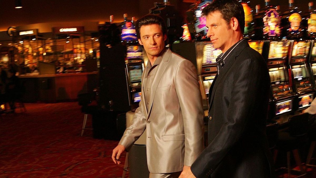 Hugh Jackman and Lloyd Owen in Viva Laughlin