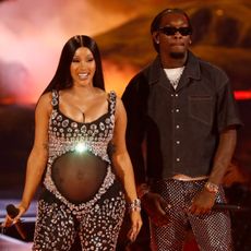 Cardi B and Offset of Migos perform onstage at the BET Awards 2021 at Microsoft Theater on June 27, 2021 in Los Angeles, California.