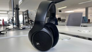 Sennheiser headphones in office