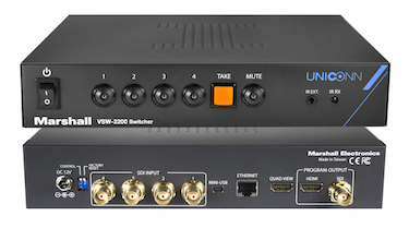 Marshall Electronics Ships Seamless Switcher