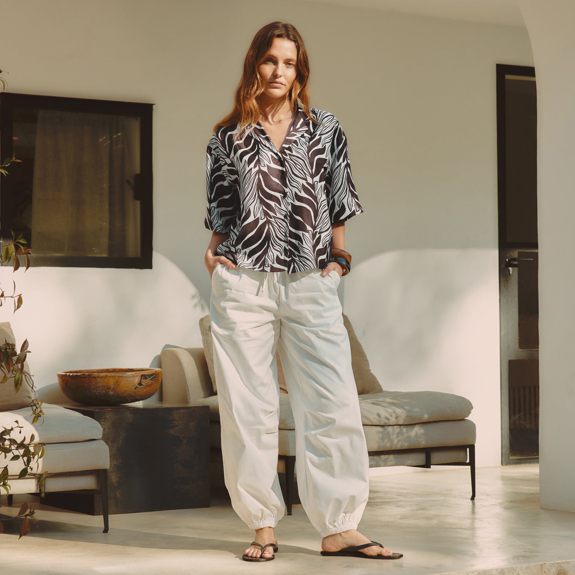 White Balloon Trouser - 8
