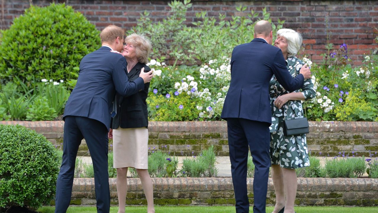 Prince Harry, Prince William, Lady Jane Fellowes, Lady Sarah McCorquodale