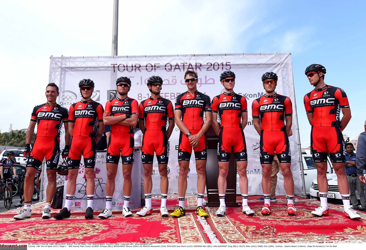 BMC report for duty at the Tour of Qatar.