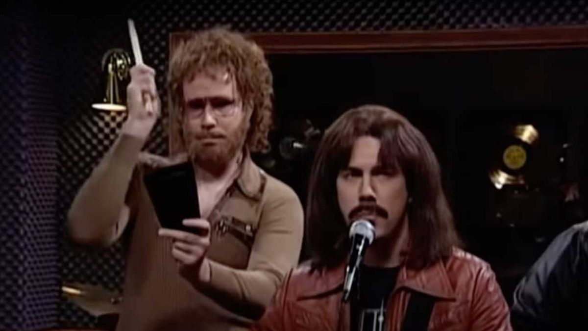 Will Ferrell hitting the cowbell on SNL&#039;s &quot;More Cowbell&quot; sketch