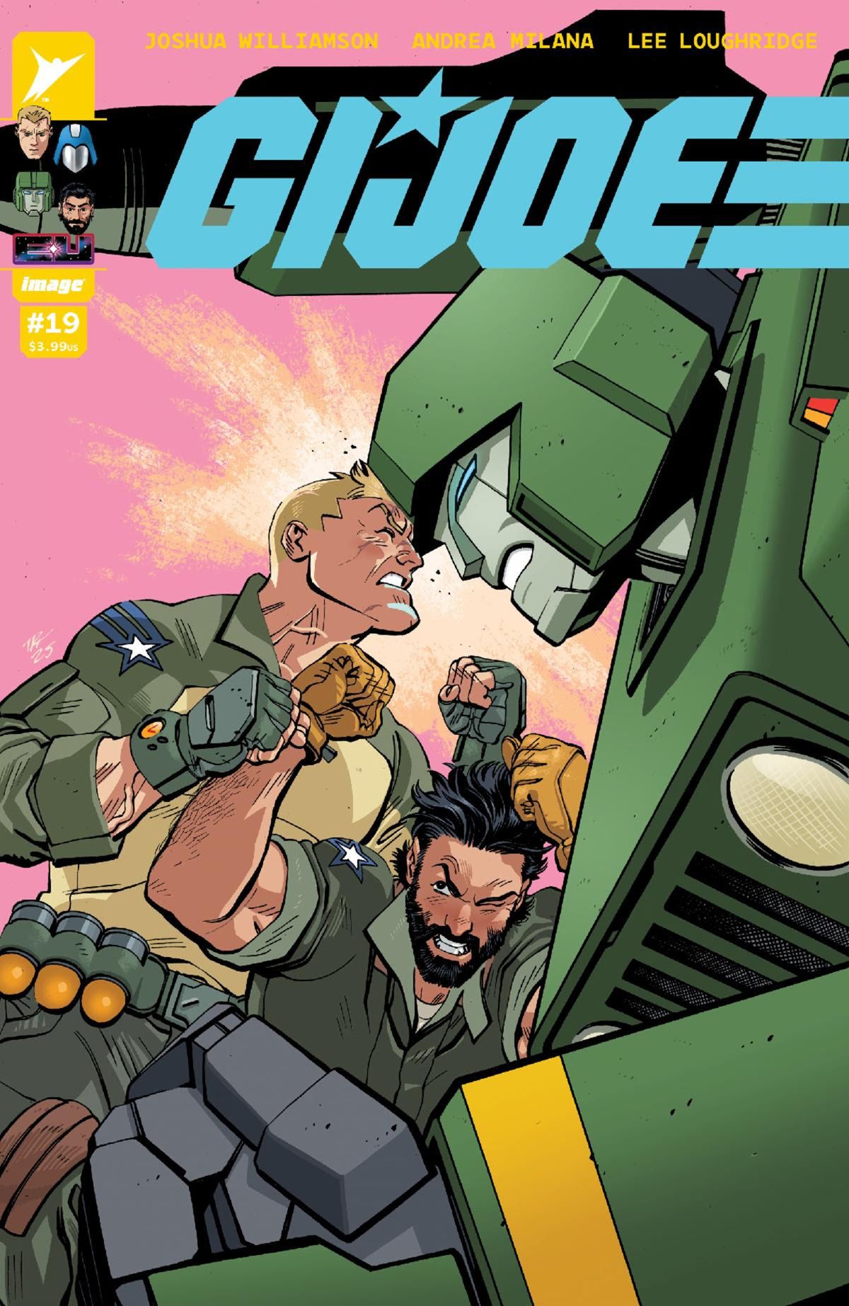 Transformers #19 cover by Tom Reilly