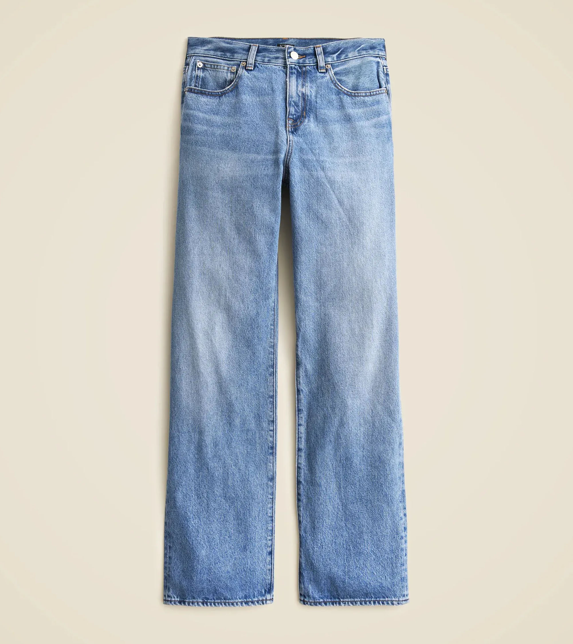 jcrew, Mid-Rise Relaxed Straight Jean