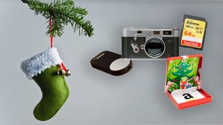Stocking with photography gifts