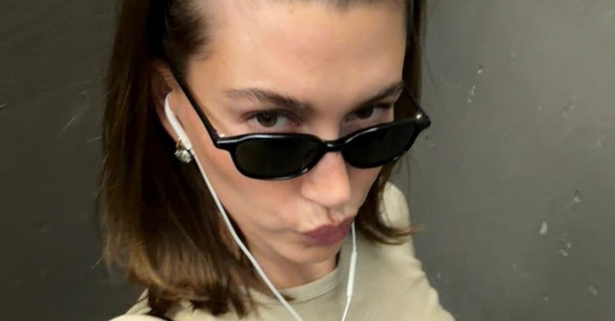 Forget Bandanas and Silk Scarves: Hailey Bieber Is Wearing This '90s Accessory In Her Hair Instead