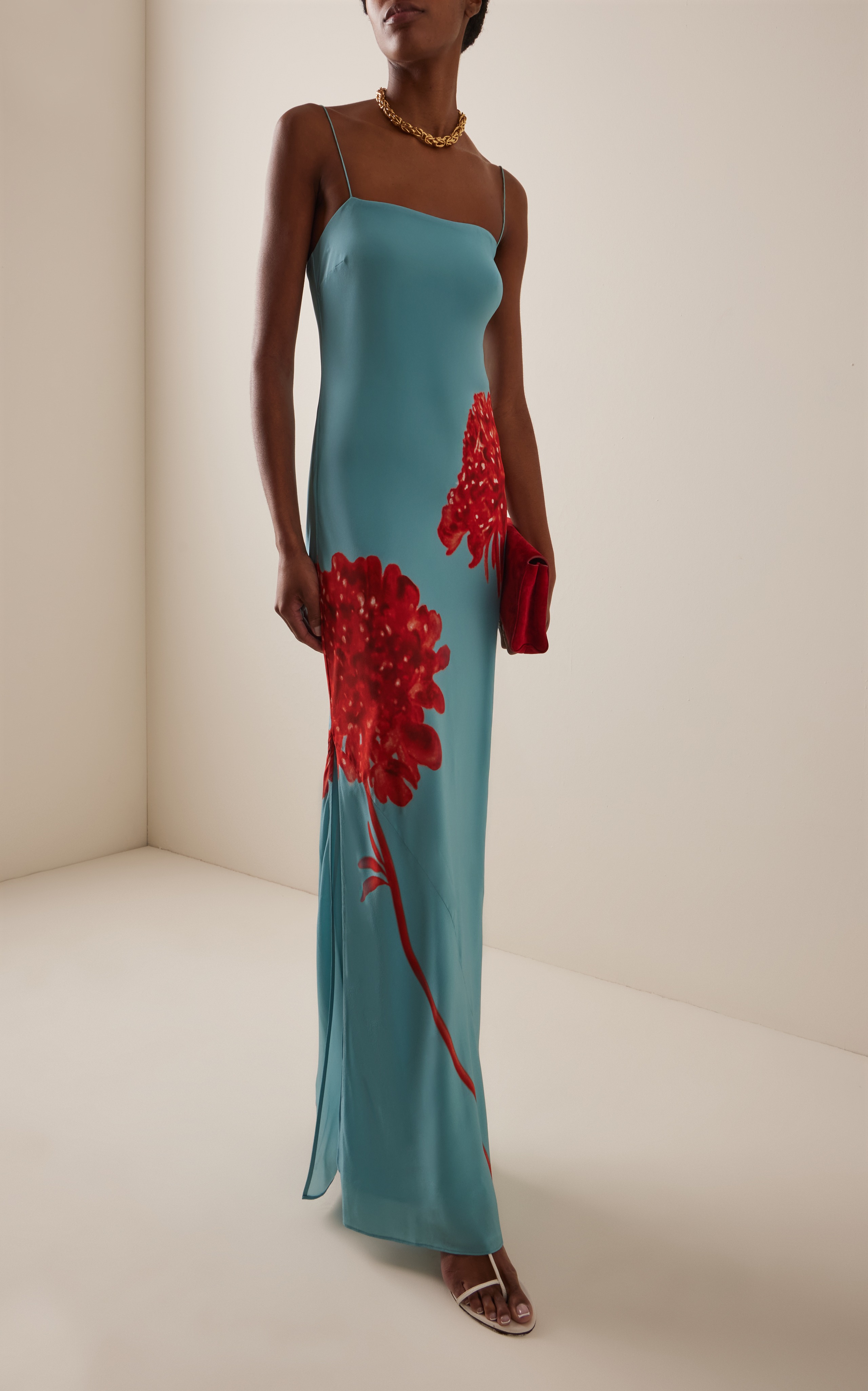 Amelie Silk Maxi Slip Dress