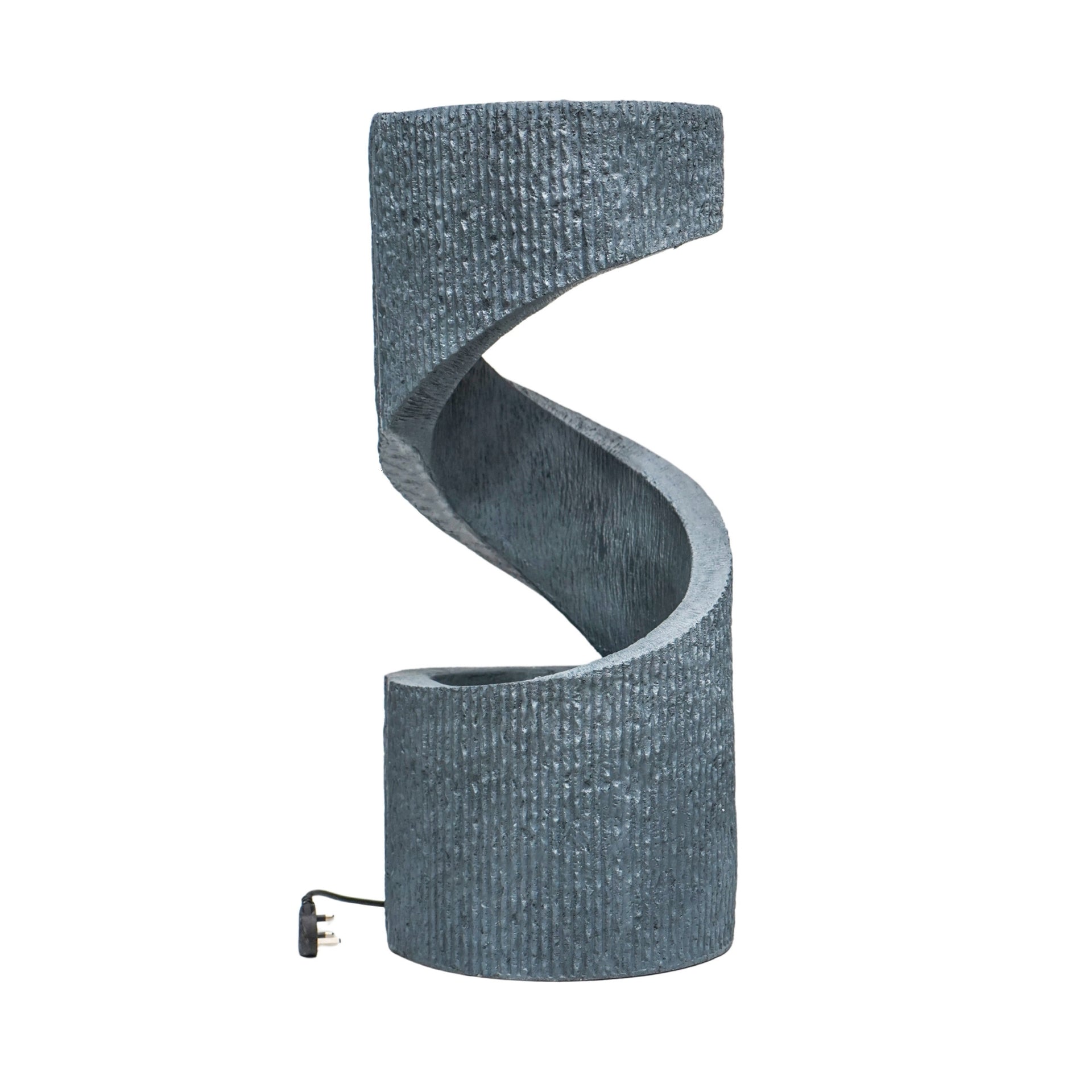 Outdoor Spiral Water Feature - Cement