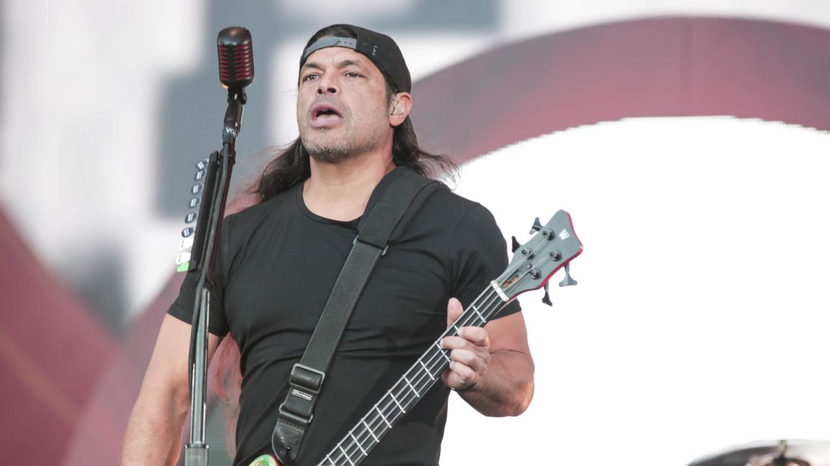 Rob Trujillo on stage in 2016