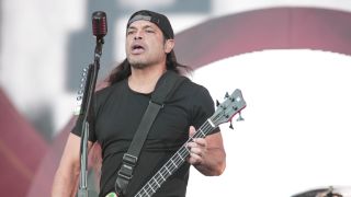Rob Trujillo on stage in 2016
