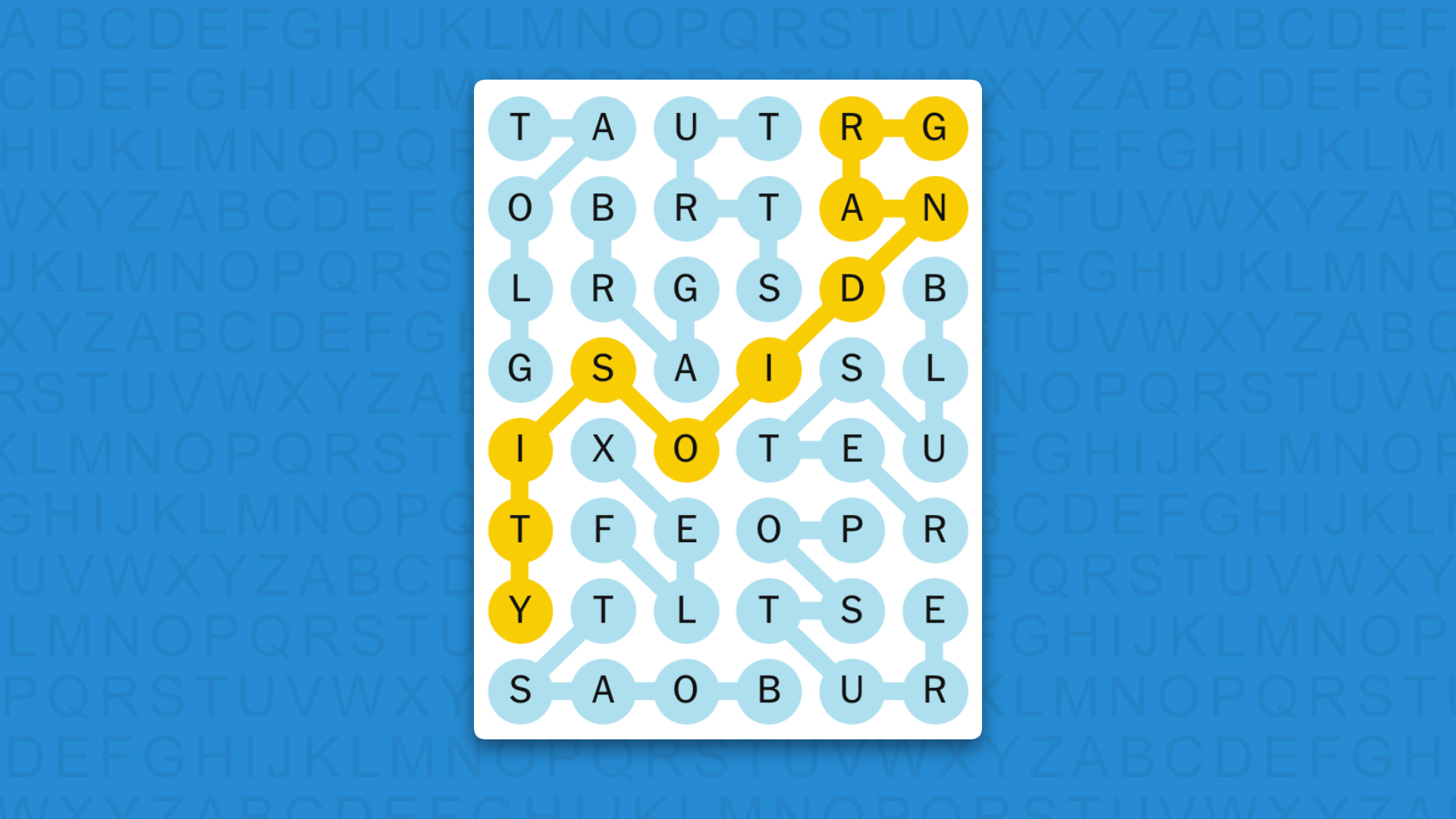 NYT Strands answers for game 931 on a blue background
