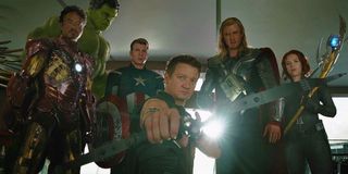 The Avengers assembled at the end of the first movie