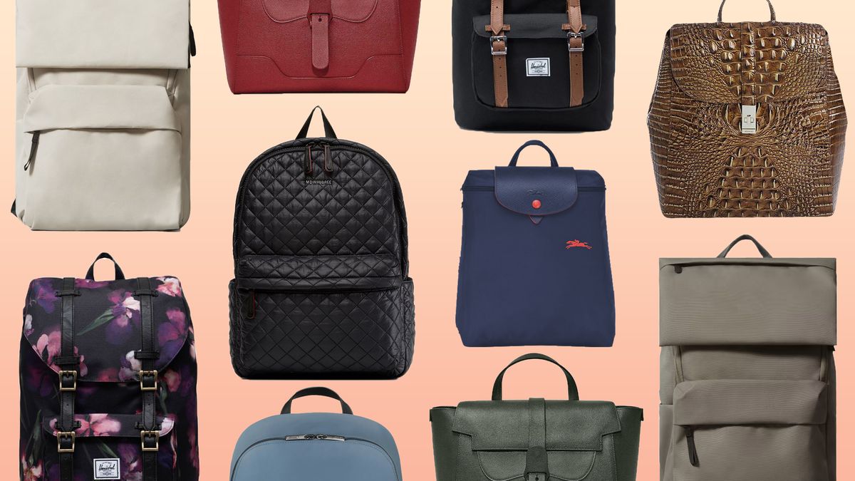 Fashion Women Necessities Backpack Back Pocket Multi Pockets Daily Shoulder Bag 