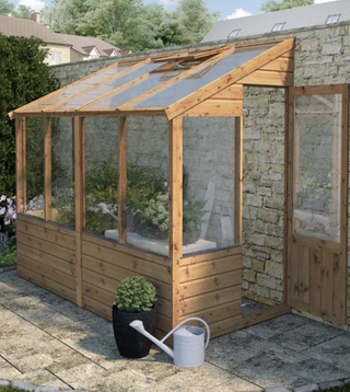 Mercia Evesham Lean-to Greenhouse from Elbe Garden Buildings