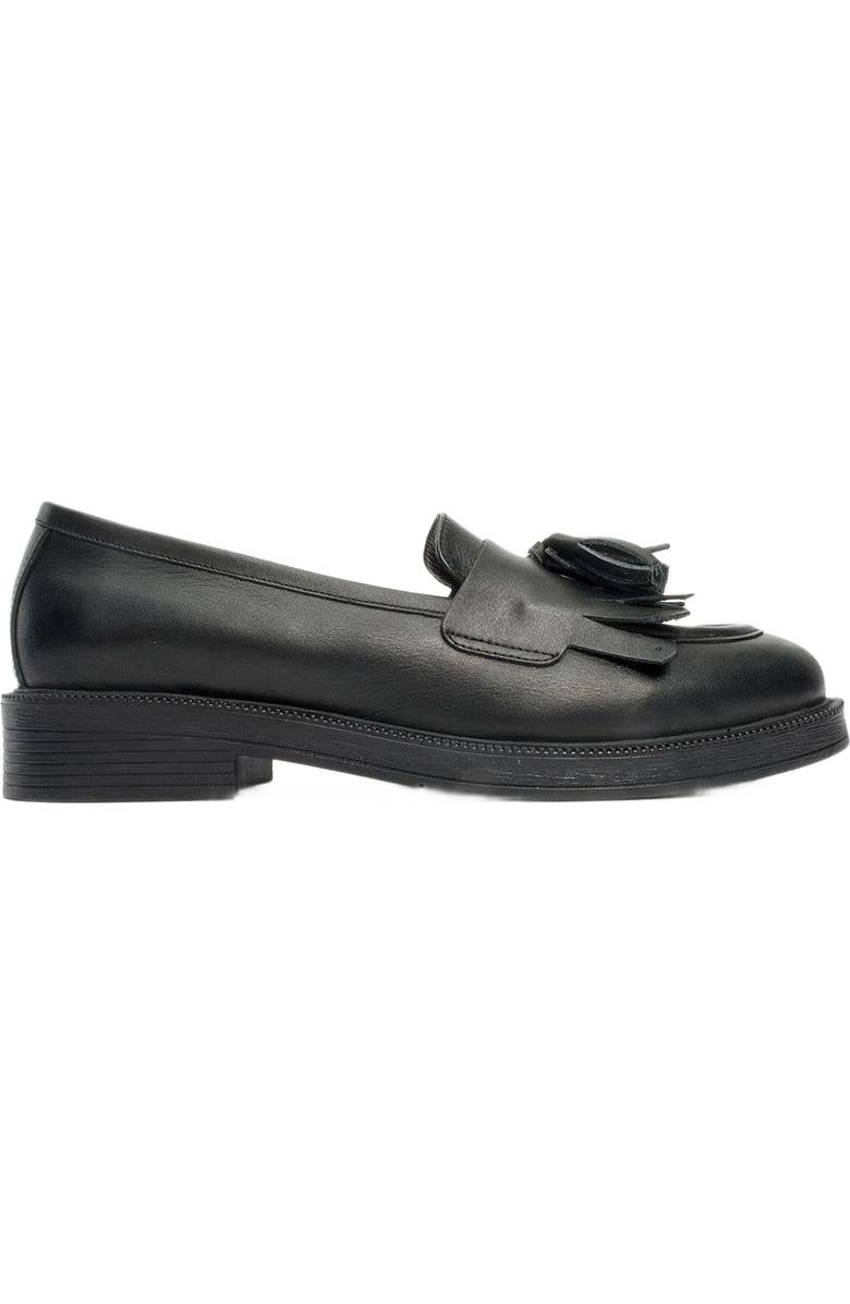 Milly Leather Tassel Loafer