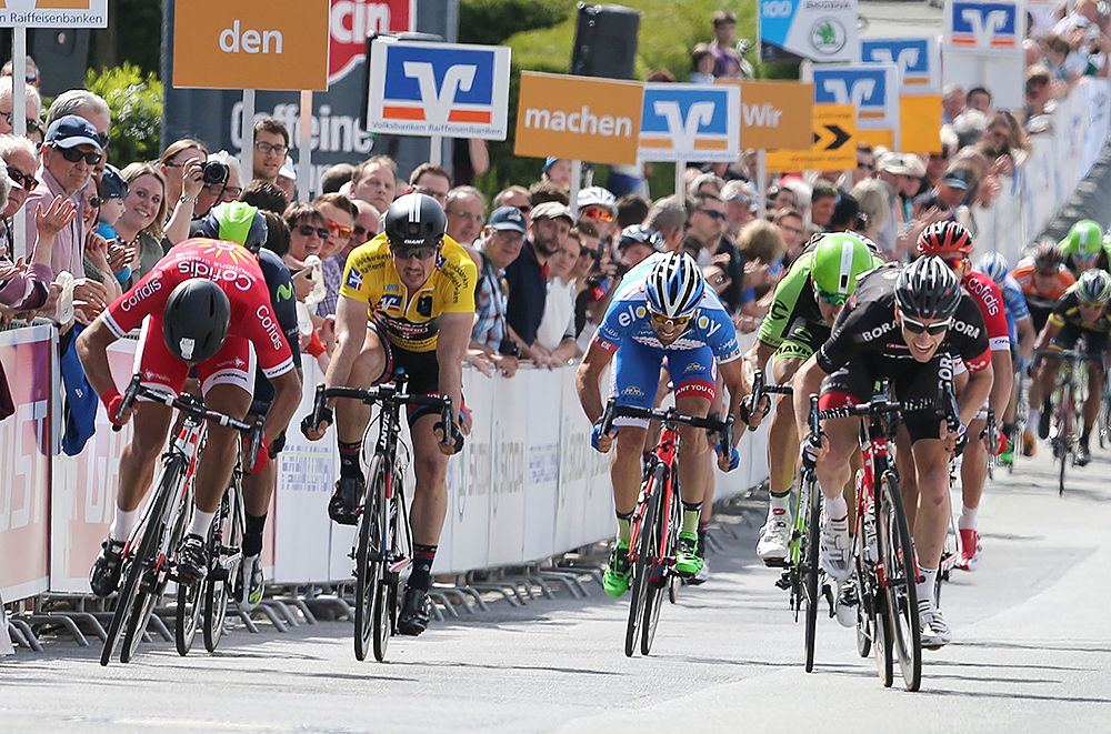 Sam Bennett (Bora-Argon 18) wins stage 3 at Bayern Rundfahrt