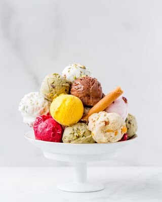 Maison Aleph’s colourful ice cream bowl