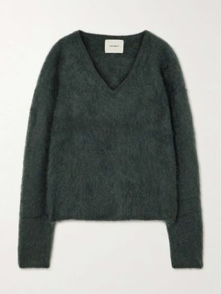 Margareta Brushed-Cashmere Sweater