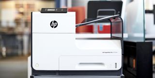 An HP Pagewide Pro 452dw printer