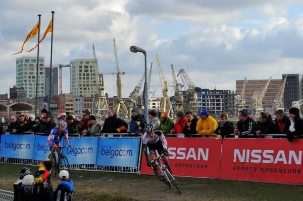 Passionate crowds at the Belgian 'cross championships.