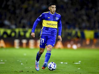 Boca Juniors midfielder Ezequiel Fernandez.