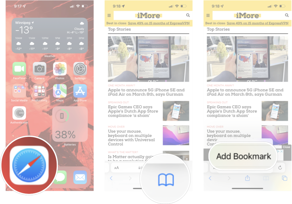 How to use Bookmarks and Reading List in Safari on iPhone and iPad iMore