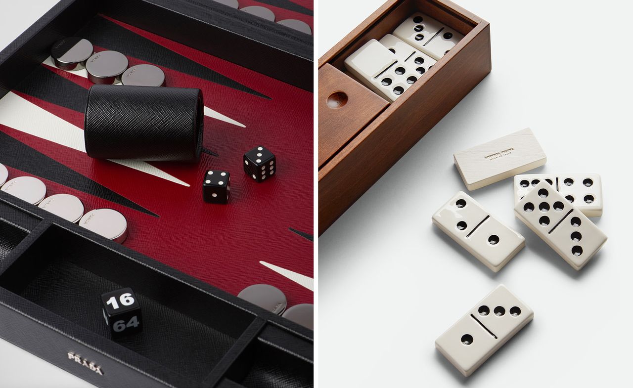 Luxurious board games from Prada and Bottega Veneta