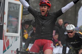 Lucas Destang wins, Tour de Normandie 2015, stage one