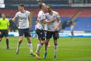 Bolton Wanderers season preview 2023/24 Kyle Dempsey #22 of Bolton Wanderers celebrates his goal during the Sky Bet League 1 match between Bolton Wanderers and Fleetwood Town at the Reebok Stadium, Bolton on Saturday 29th April 2023. (Photo by Mike Morese/MI News/NurPhoto via Getty Images)