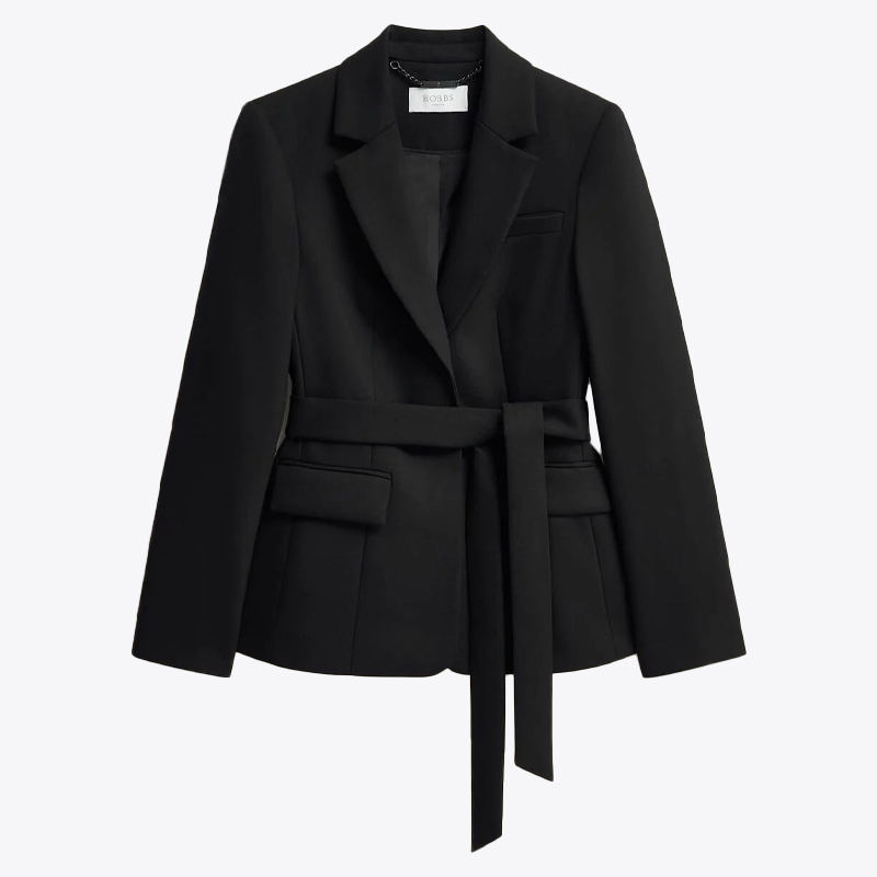 Black belted suit jacket, Hobbs