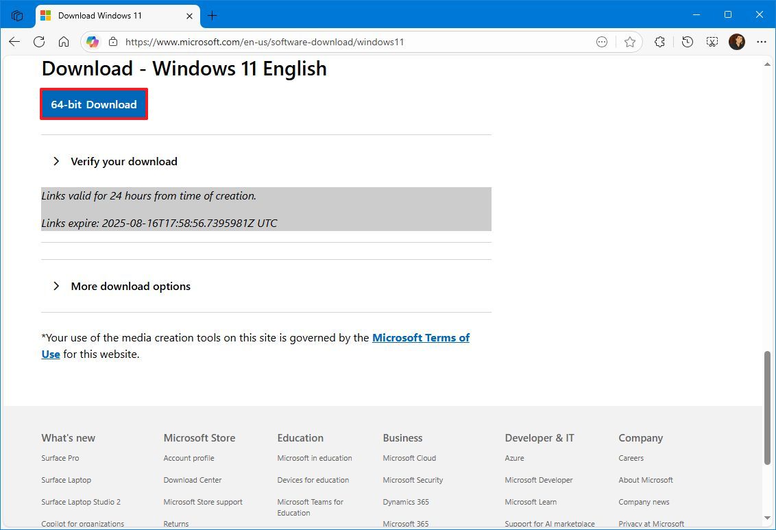 Windows 11 ISO download
