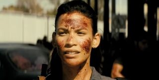 Luciana covered in blood in Fear The Walking Dead
