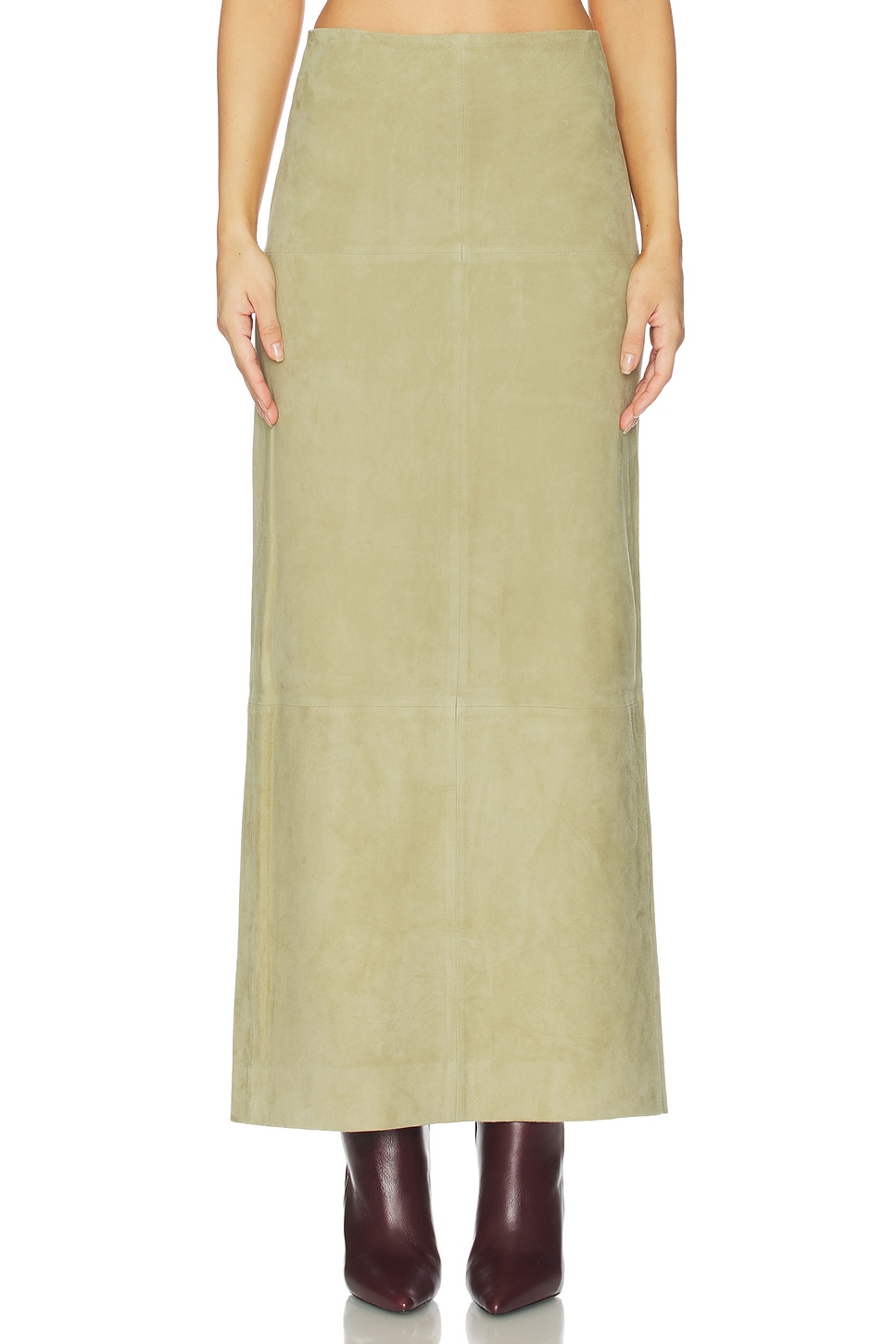 Sonya Suede Skirt